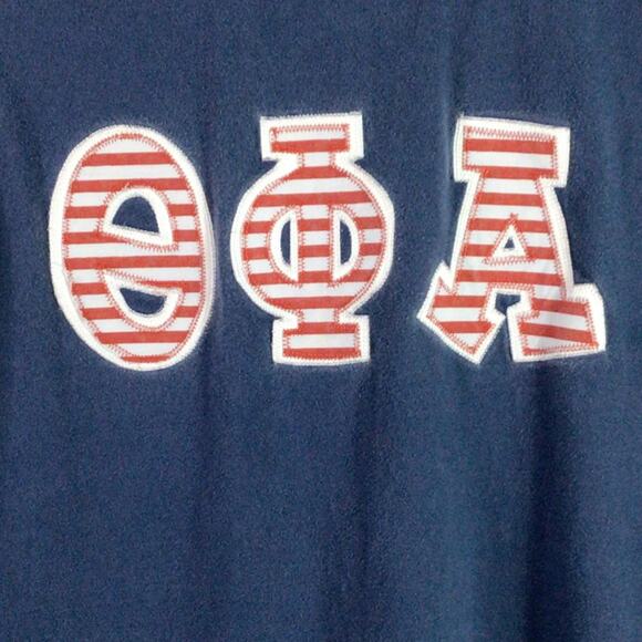 Theta Phi Alpha college sorority Embroidered Tank Top Blue M - Picture 2 of 4